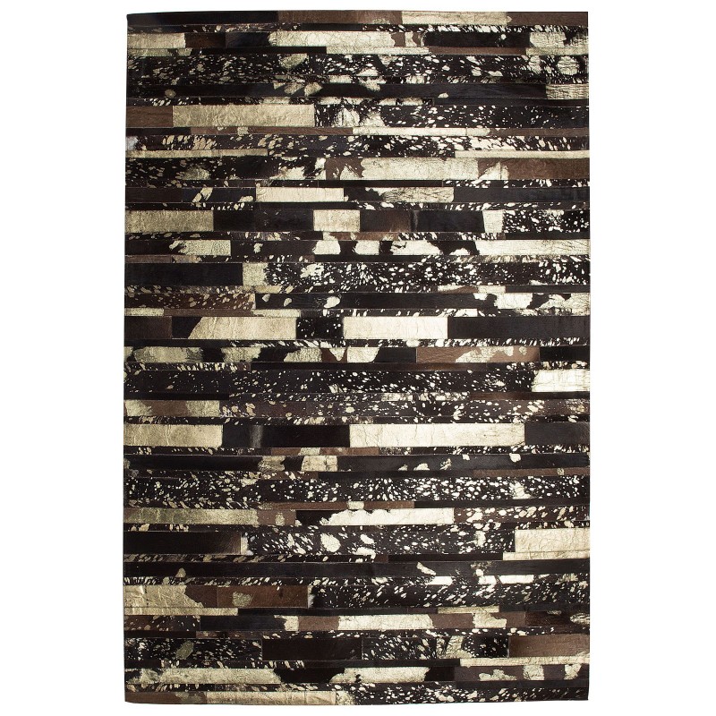 Dywan skórzany 160 x 230 cm brązowy ARTVIN