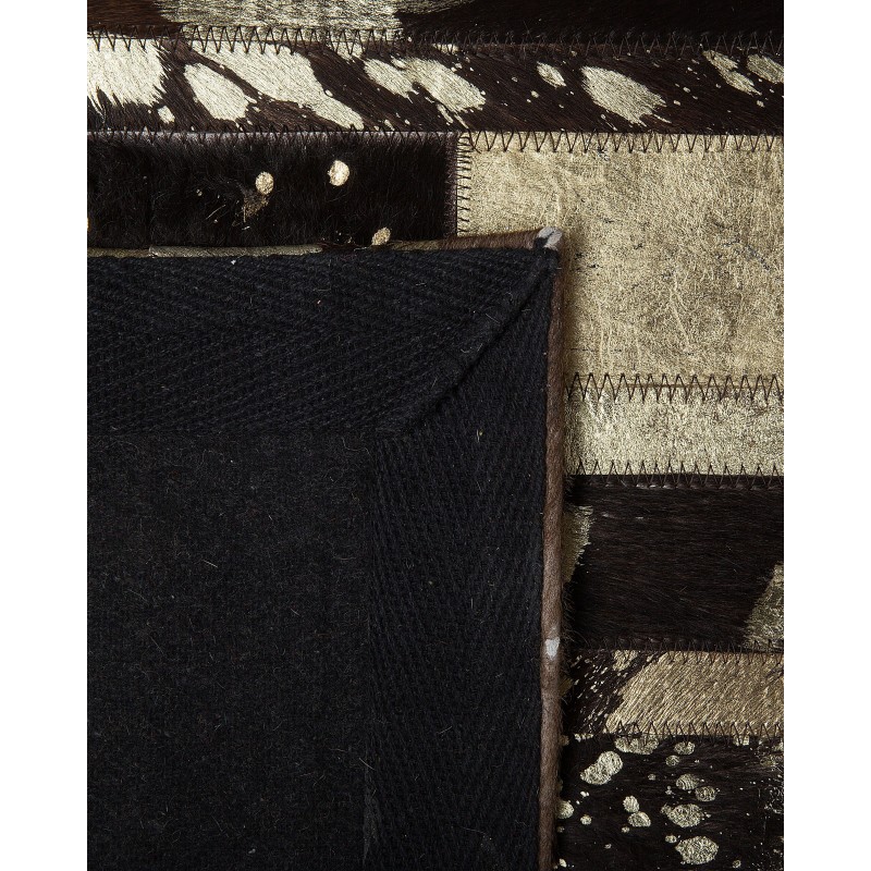 Dywan skórzany 160 x 230 cm brązowy ARTVIN