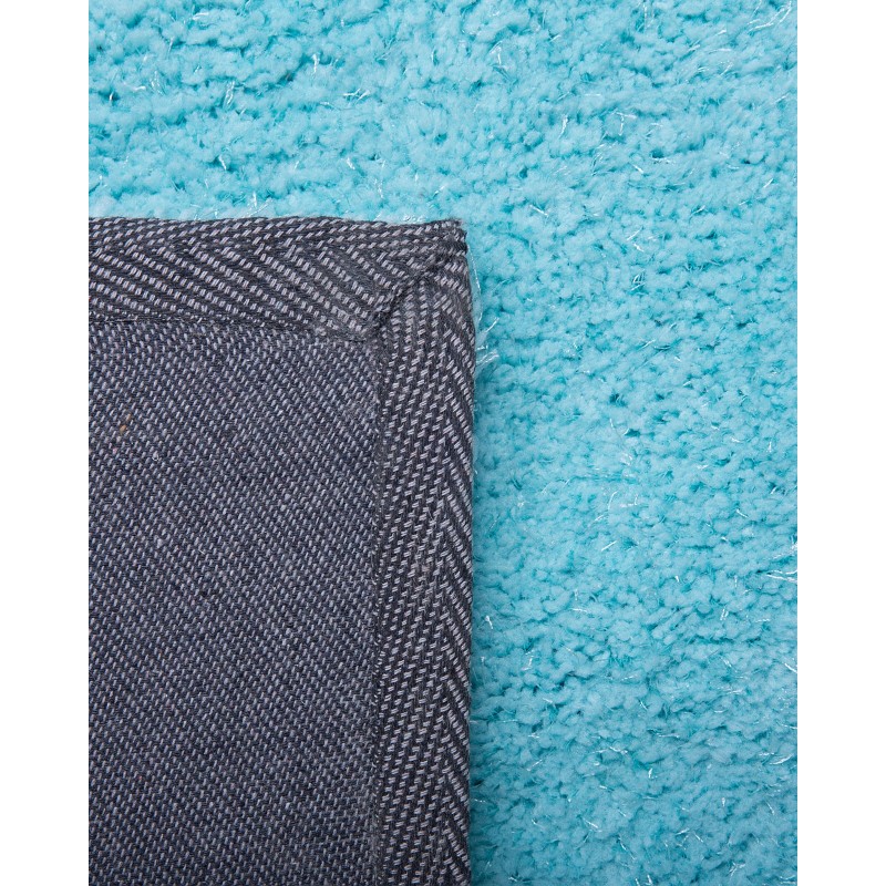 Dywan shaggy 140 x 200 cm niebieski DEMRE