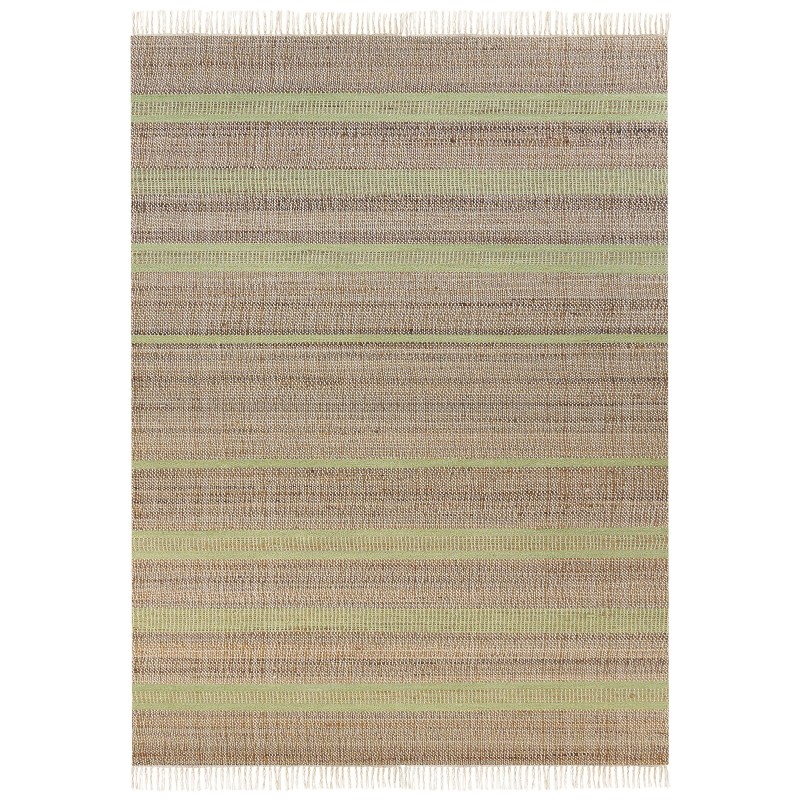 Dywan z juty 160 x 230 cm beżowo-zielony TALPUR