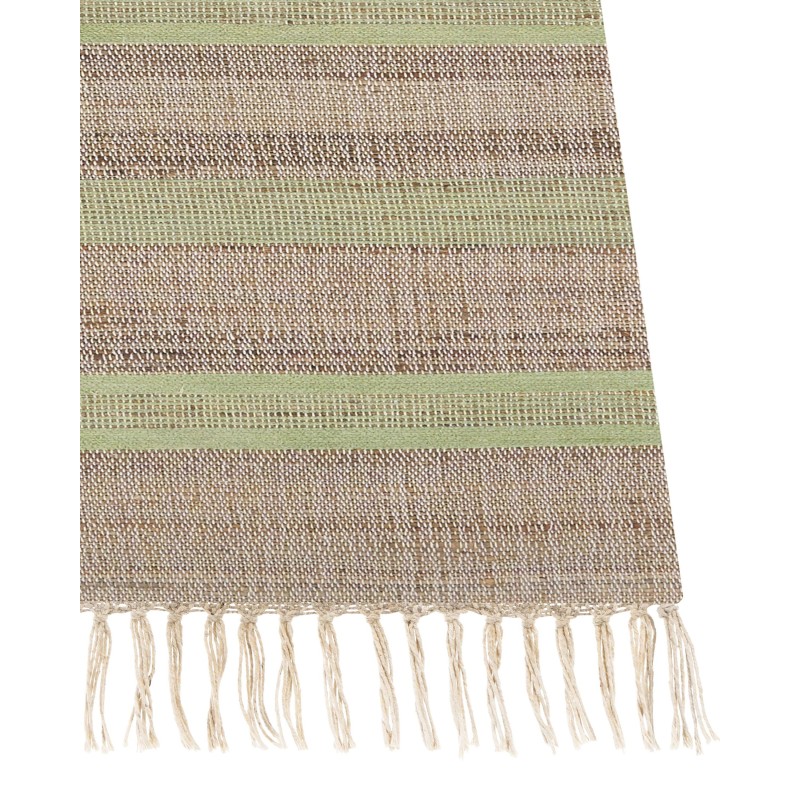 Dywan z juty 160 x 230 cm beżowo-zielony TALPUR