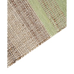 Dywan z juty 160 x 230 cm beżowo-zielony TALPUR