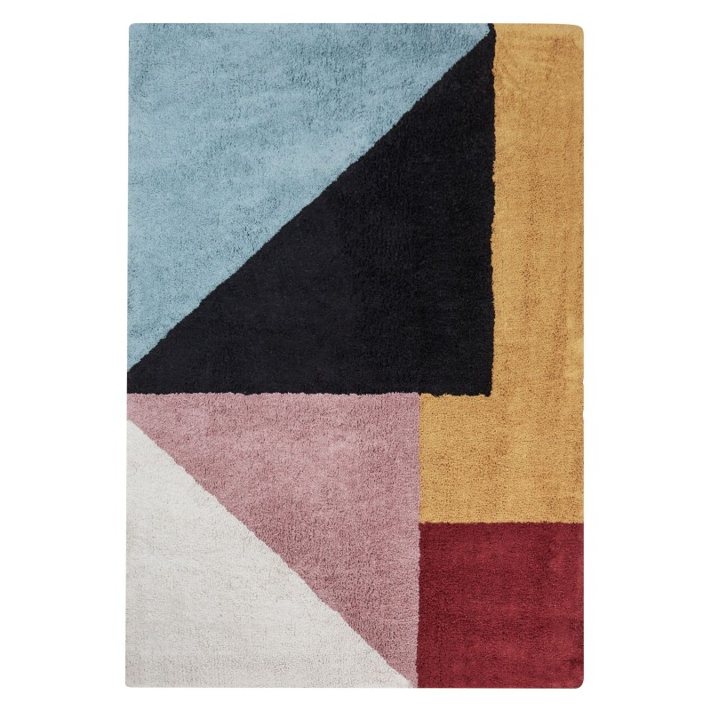 Dywan bawełniany 140 x 200 cm wielokolorowy JALGAON