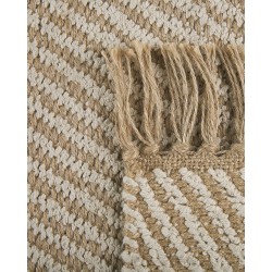 Dywan z juty 50 x 80 beżowy ALADAG