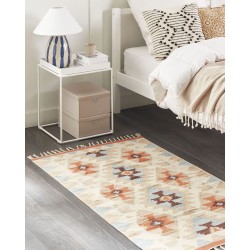 Dywan bawełniany kilim 80 x 150 cm wielokolorowy DILIJAN