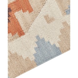 Dywan bawełniany kilim 80 x 150 cm wielokolorowy DILIJAN