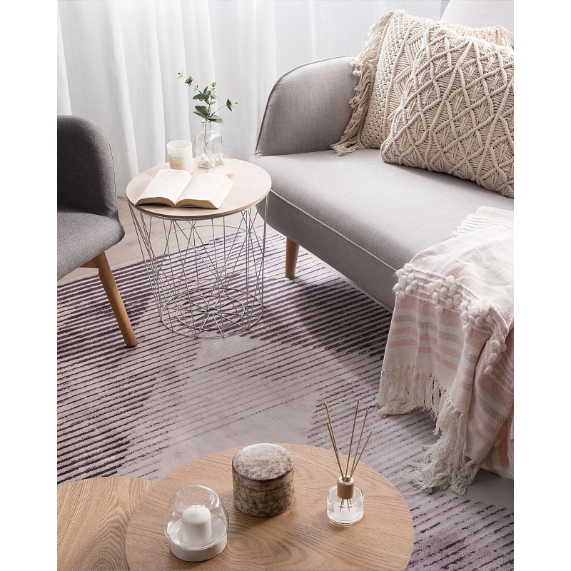 Dywan 140 x 200 cm różowy KALE