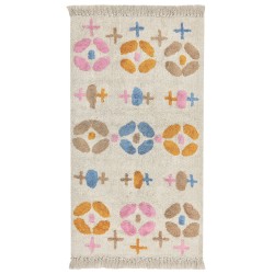 Dywan bawełniany 80 x 150 cm wielokolorowy DARAN