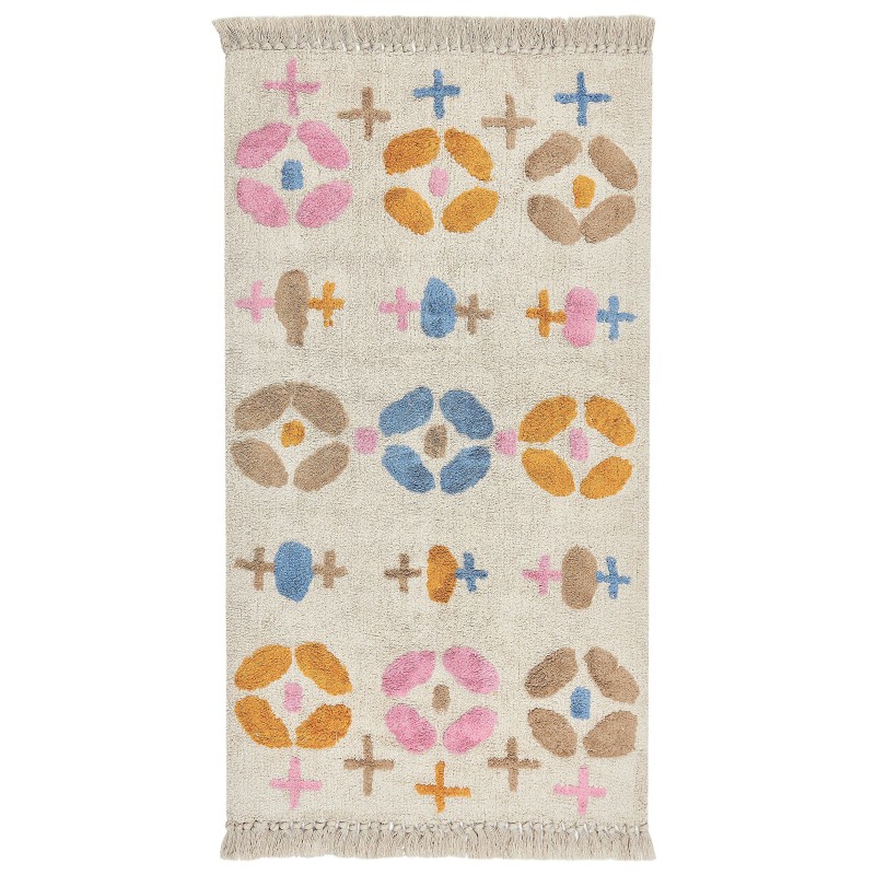 Dywan bawełniany 80 x 150 cm wielokolorowy DARAN