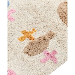 Dywan bawełniany 80 x 150 cm wielokolorowy DARAN