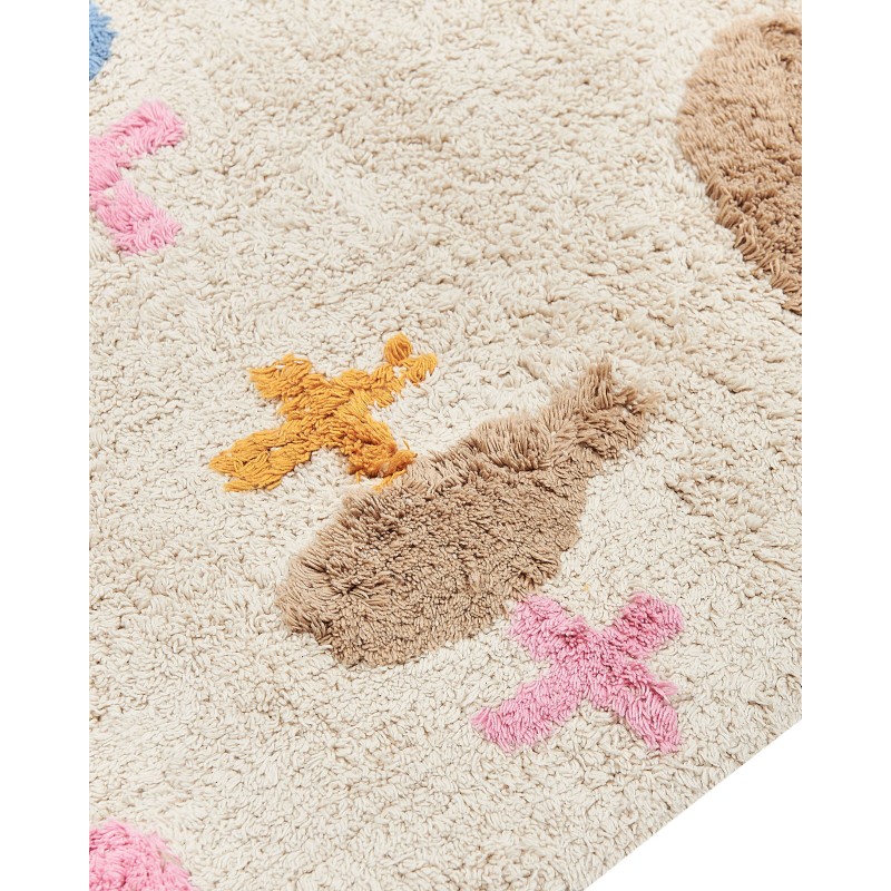 Dywan bawełniany 80 x 150 cm wielokolorowy DARAN