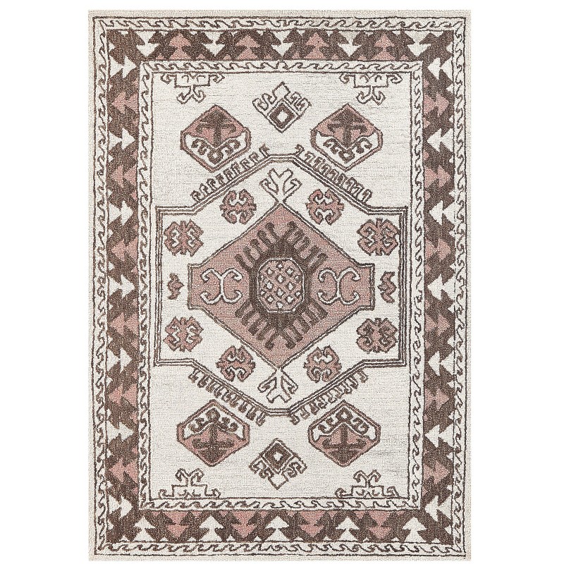 Dywan wełniany 160 x 230 cm wielokolorowy TOMARZA