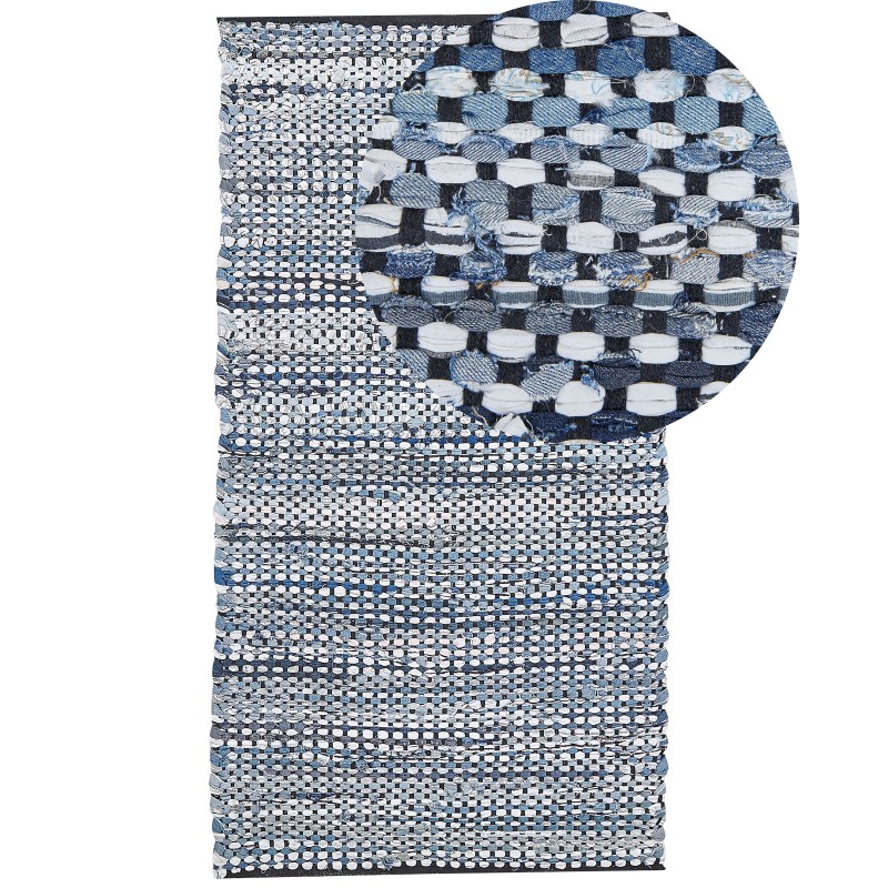 Dywan bawełniany 80 x 150 cm wielokolorowy ALANYA