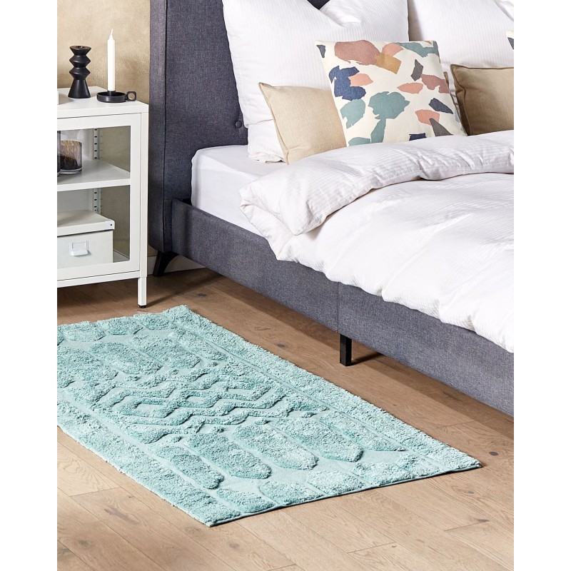 Dywan bawełniany 80 x 150 cm miętowy SIRNAK