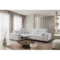 Ecksofa Ballagio II Mix mit Schlaffunktion und Relaxfunktion | Beste Qualität Flechtwerk, Spring 1104