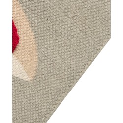 Dywan dziecięcy bawełniany motyw żyrafy 80 x 150 cm wielokolorowy SAKUBO