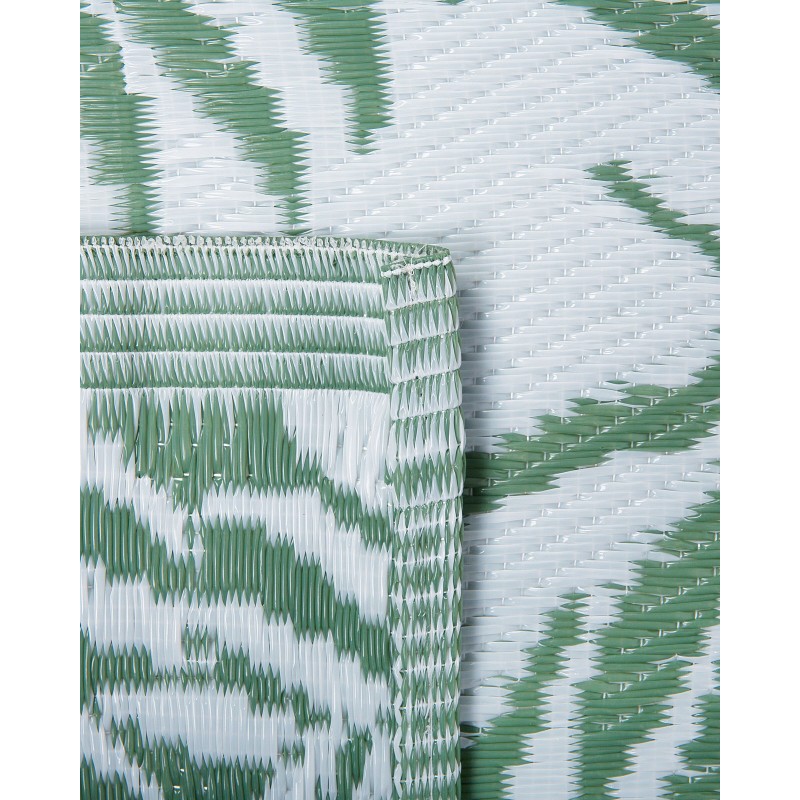 Dywan na zewnątrz 90 x 150 cm ciemnozielony KOTA