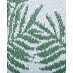 Dywan na zewnątrz 90 x 150 cm ciemnozielony KOTA