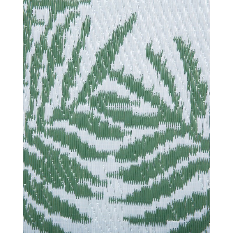 Dywan na zewnątrz 90 x 150 cm ciemnozielony KOTA