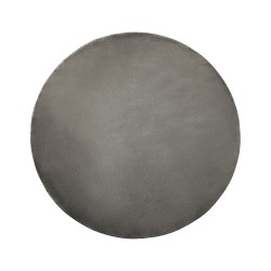Dywan okrągły z wiskozy ⌀ 140 cm ciemnoszary GESI II
