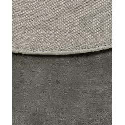 Dywan okrągły z wiskozy ⌀ 140 cm ciemnoszary GESI II