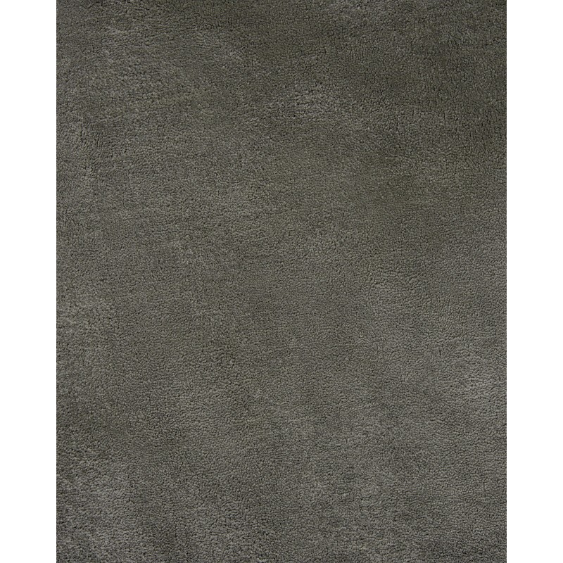 Dywan okrągły z wiskozy ⌀ 140 cm ciemnoszary GESI II