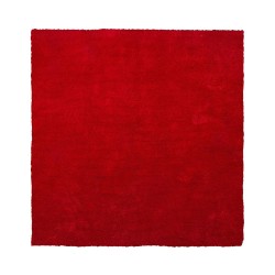 Dywan shaggy 200 x 200 cm czerwony DEMRE