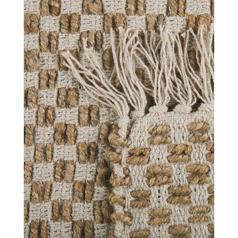 Dywan z juty 50 x 80 cm beżowy ZERDALI