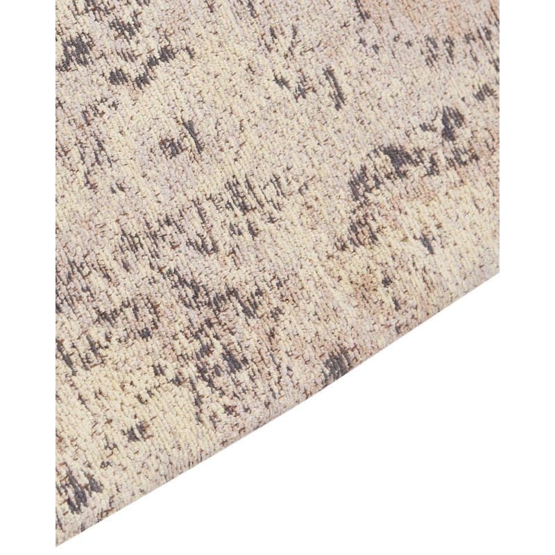 Dywan bawełniany 80 x 150 cm beżowy MATARIM