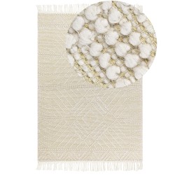 Dywan wełniany 160 x 230 cm beżowy MAVIKENT