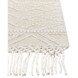 Dywan wełniany 160 x 230 cm beżowy MAVIKENT