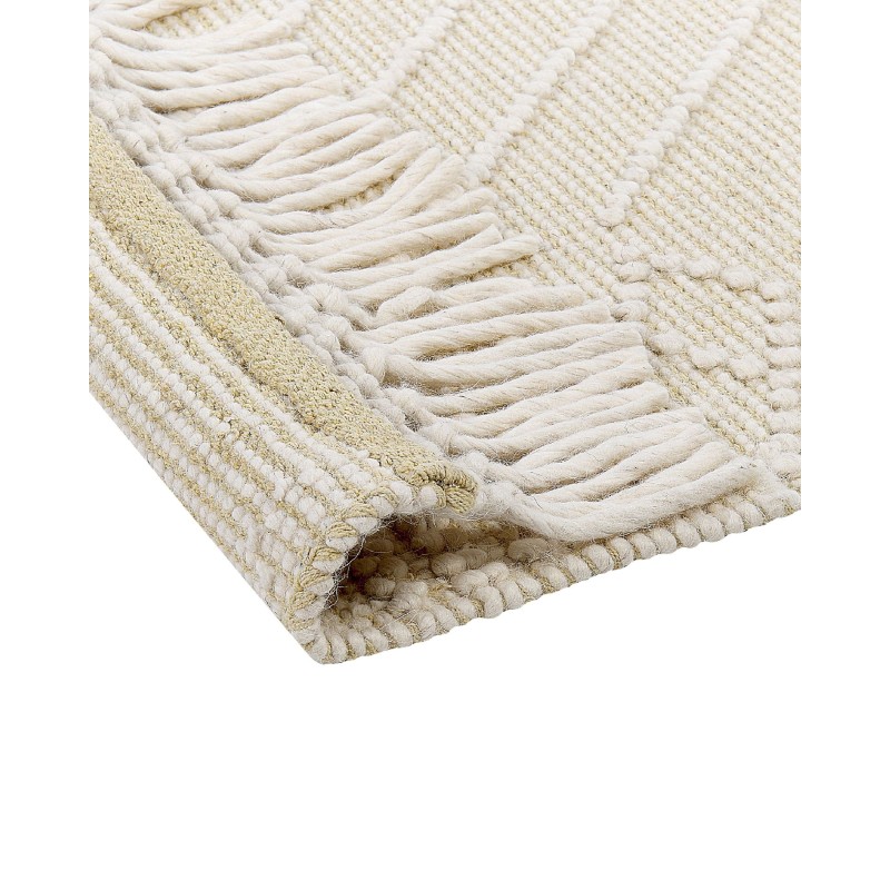 Dywan wełniany 160 x 230 cm beżowy MAVIKENT