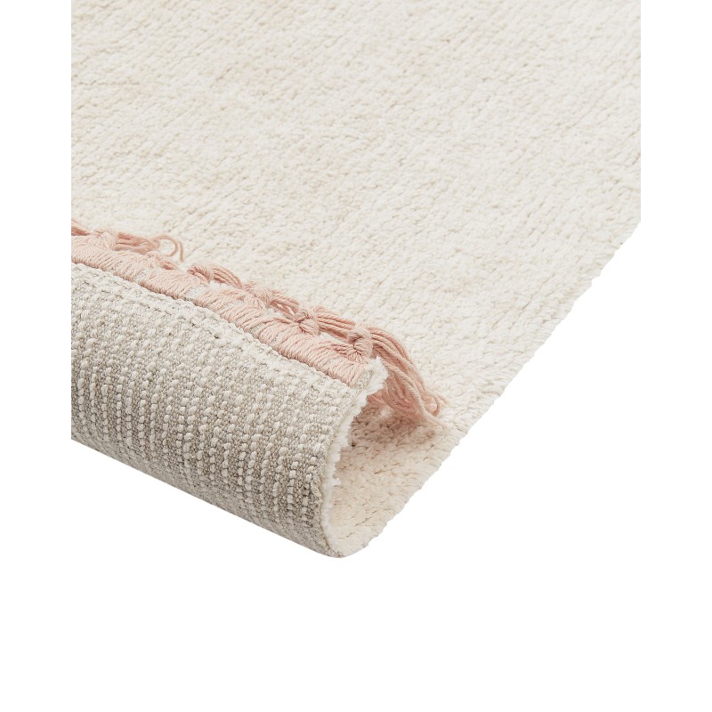 Dywan dziecięcy bawełniany motyw balonu złamana biel BAZALETI