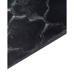 Dywan sztuczne futro królika 160 x 230 cm czarny GHARO