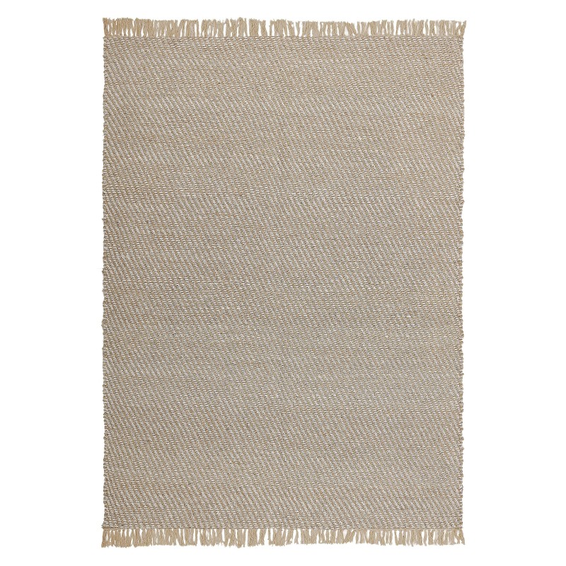 Dywan z juty 140 x 200 cm beżowy ALADAG