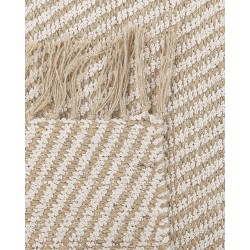 Dywan z juty 140 x 200 cm beżowy ALADAG