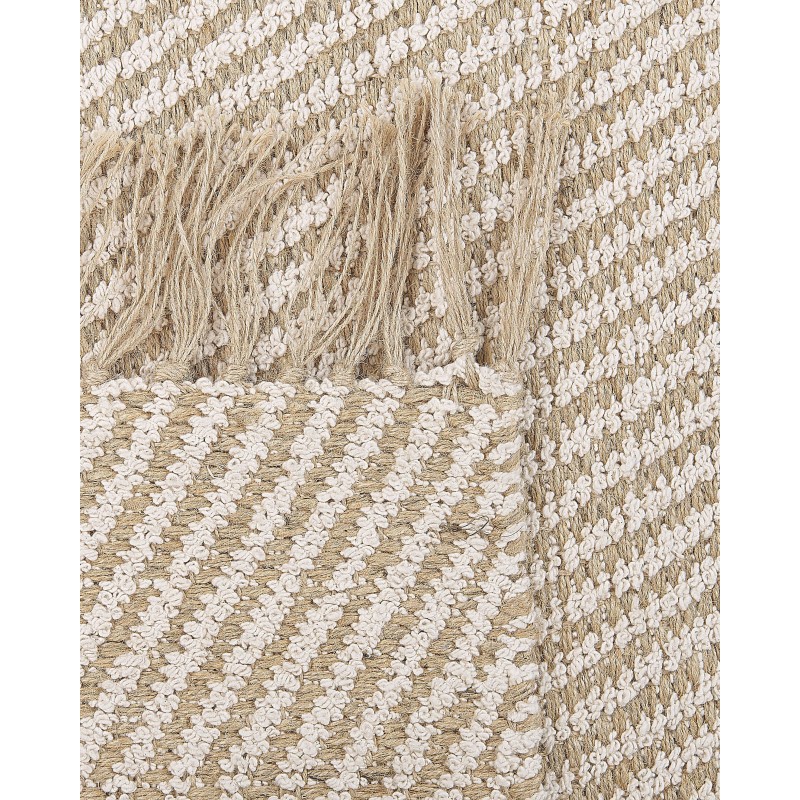 Dywan z juty 140 x 200 cm beżowy ALADAG