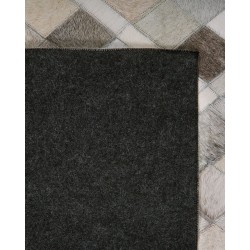 Dywan patchwork skórzany 160 x 230 cm wielokolorowy HIRKA