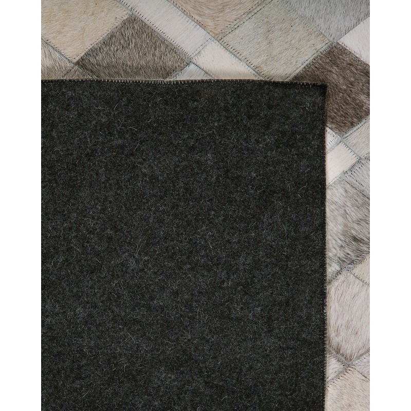 Dywan patchwork skórzany 160 x 230 cm wielokolorowy HIRKA