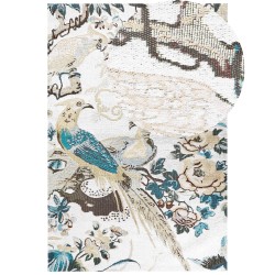 Dywan bawełniany motyw ptaków 200 x 300 cm wielokolorowy ARIHA