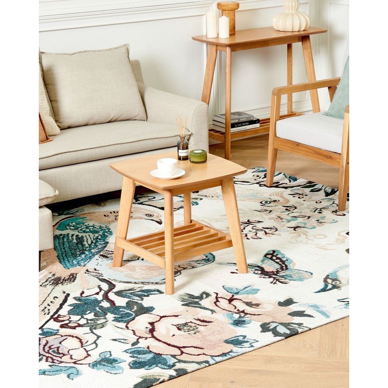 Dywan bawełniany motyw ptaków 200 x 300 cm wielokolorowy ARIHA