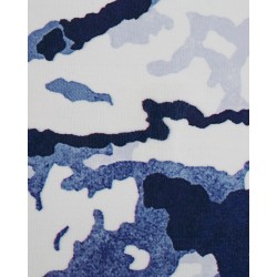 Dywan 160 x 230 cm biało-niebieski IZMIT