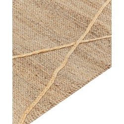 Dywan z juty 80 x 300 cm beżowy YUVACIK