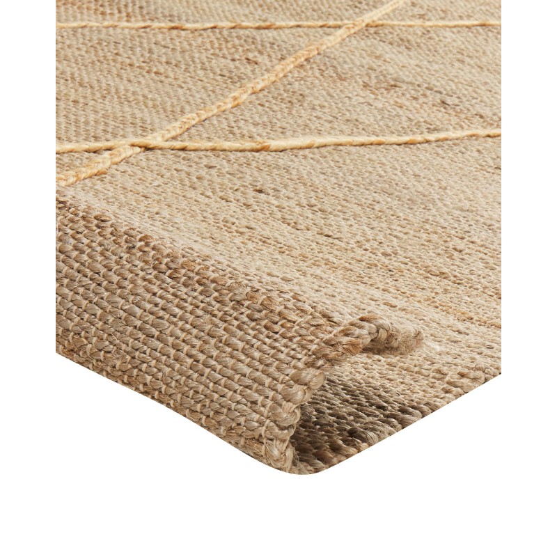 Dywan z juty 80 x 300 cm beżowy YUVACIK