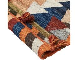 Dywan wełniany kilim 200 x 300 cm wielokolorowy KAGHSI