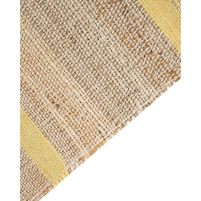 Dywan z juty 80 x 300 cm beżowo-żółty TALPUR