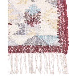 Dywan z juty 80 x 150 cm wielokolorowy FENER