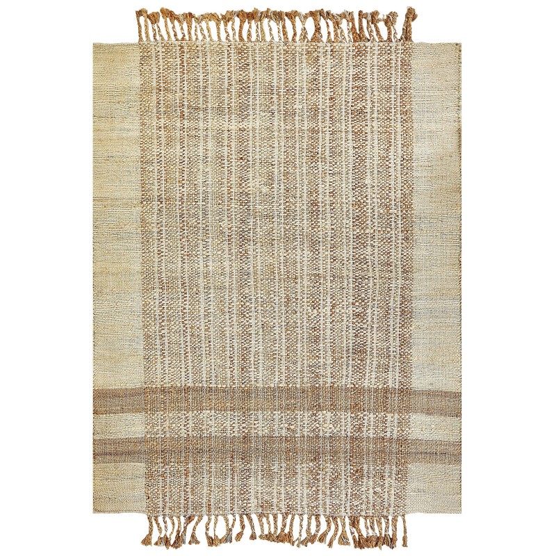 Dywan z juty 160 x 230 cm beżowy ORTAOBA