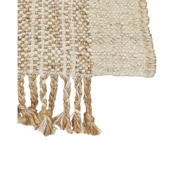 Dywan z juty 160 x 230 cm beżowy ORTAOBA