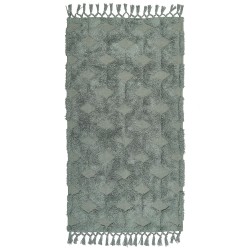 Dywan bawełniany 80 x 150 cm zielony KARS